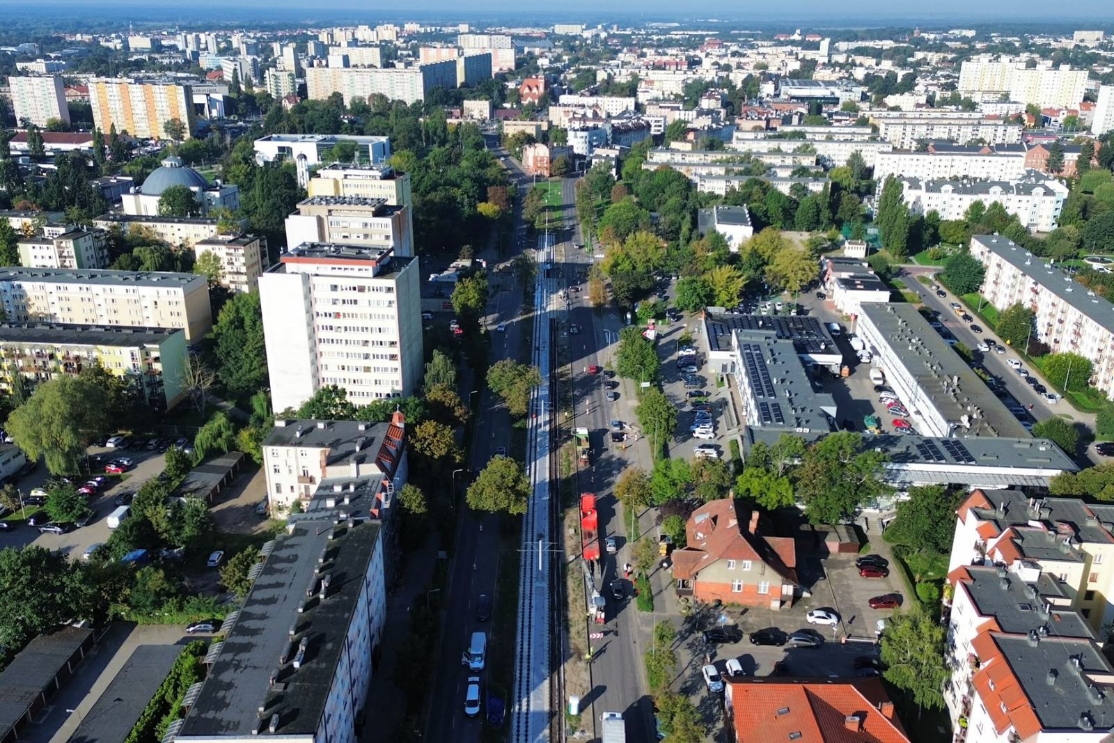 Ul. Kościuszki w Toruniu - prace modernizacyjne