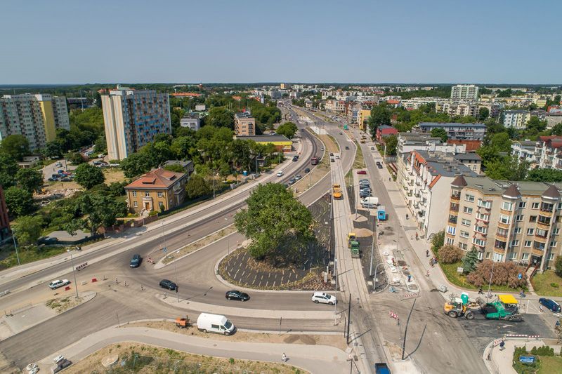 Utrudnienia na bocznym odcinku Szosy Chełmińskiej