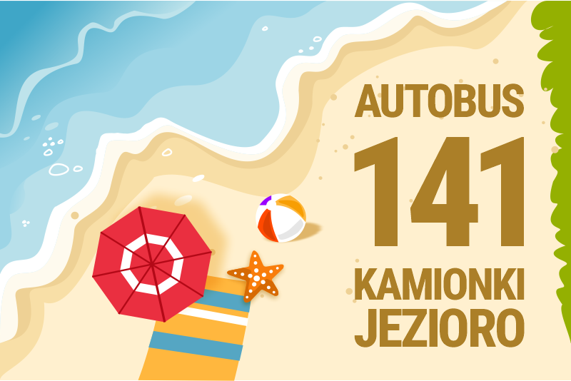 
Od najbliższej soboty (31 maja br.) uruchomiona zostanie sezonowa linia autobusowa nr 141 do Ka...