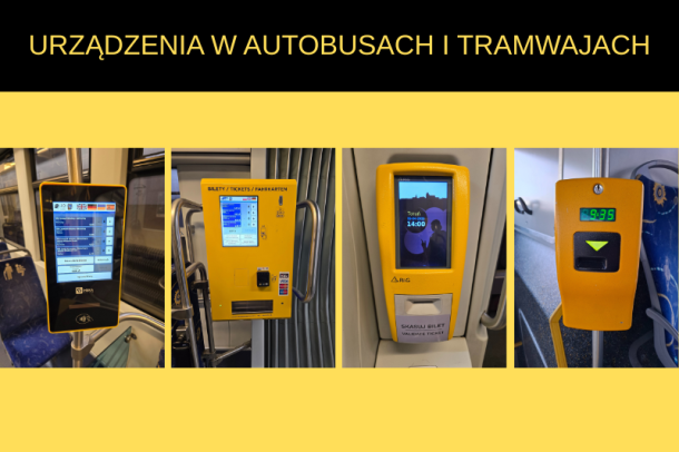 Urządzenia do zakupu i kasowania biletów w komunikacji miejskiej