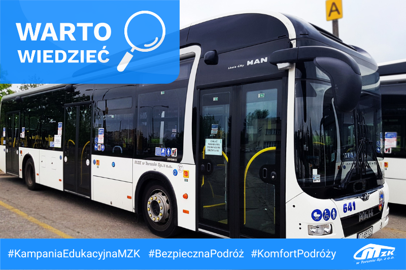 
MZK w Toruniu rusza z kampanią edukacyjną dla pasażerów – „WARTO WIEDZIEĆ”
Miejski Zakład Komu...